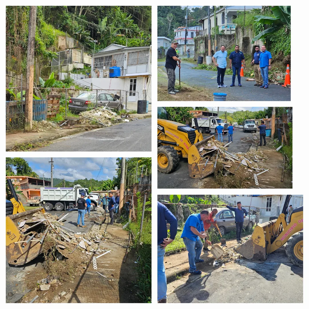 Iniciativa de Policía Comunitaria en Utuado embellece La Granja en colaboración con el Municipio