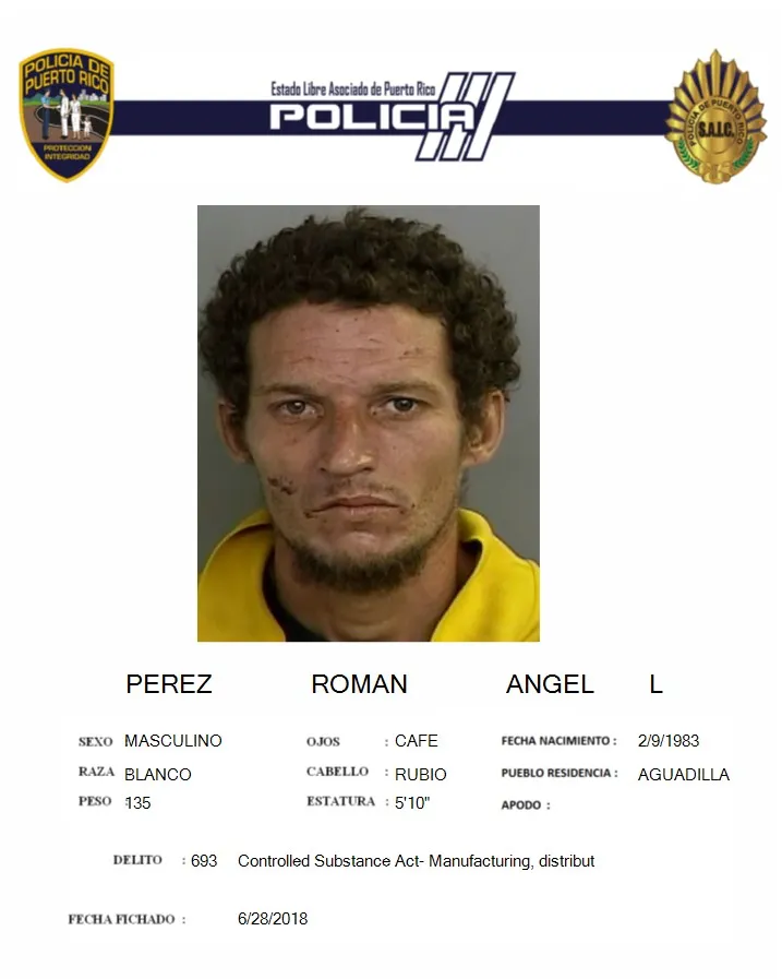 Arrestan en Aguadilla a hombre por posesión y distribución de sustancias controladas