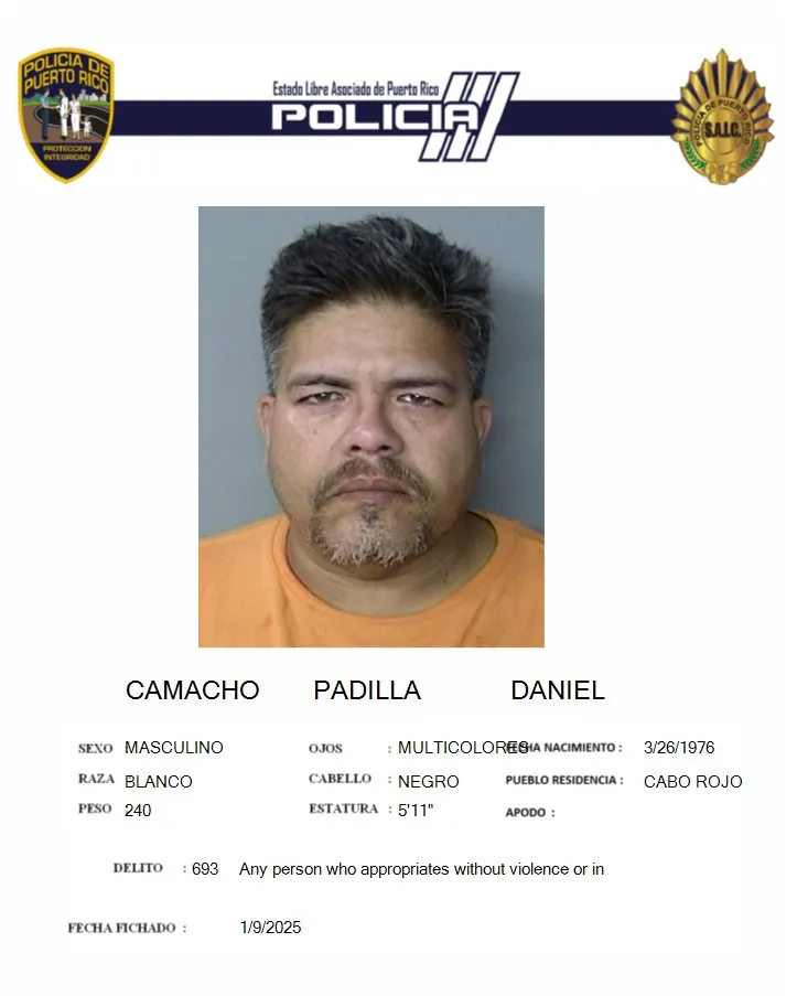 Arrestan en Cabo Rojo a hombre por apropiación ilegal de vehículo rentado