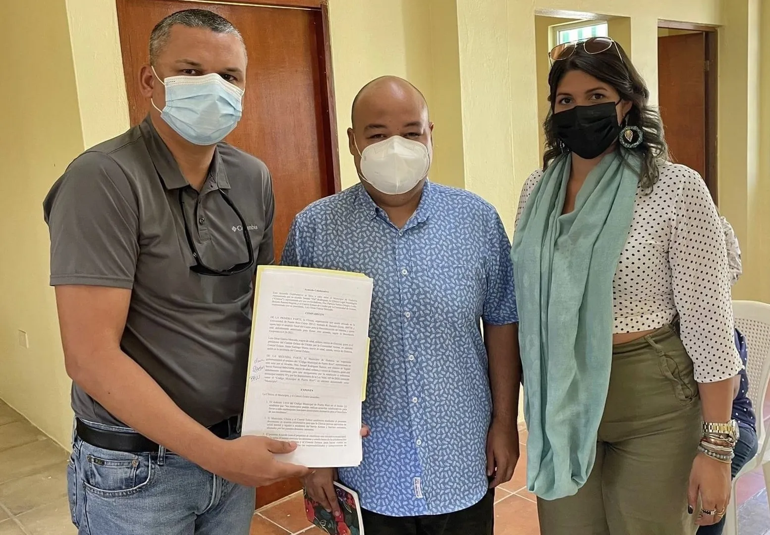 Guánica firma acuerdo con Clínica Legal Psicológica