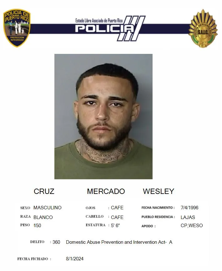 Diligencian Orden de Arresto por Ley 54 en Lajas