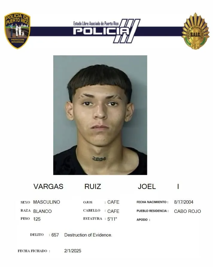 Arresto y Cargos por Drogas en Cabo Rojo: Joven Enfrenta Acusaciones tras Intervención Policial en Residencial Santa Rita