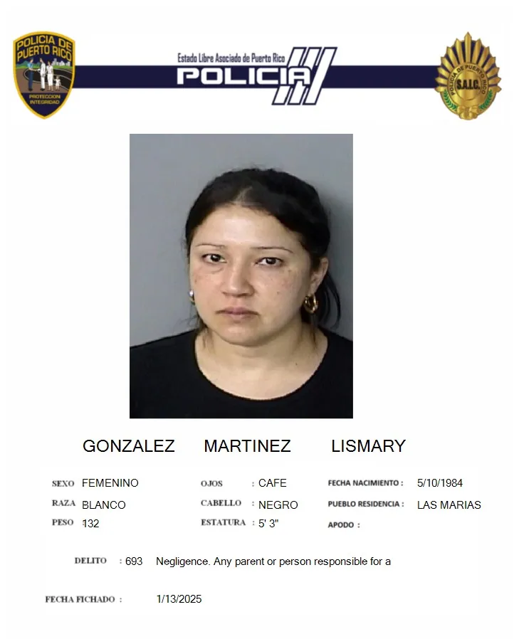 Mujer acusada de negligencia tras dejar a menor sola en vehículo encendido en San Germán