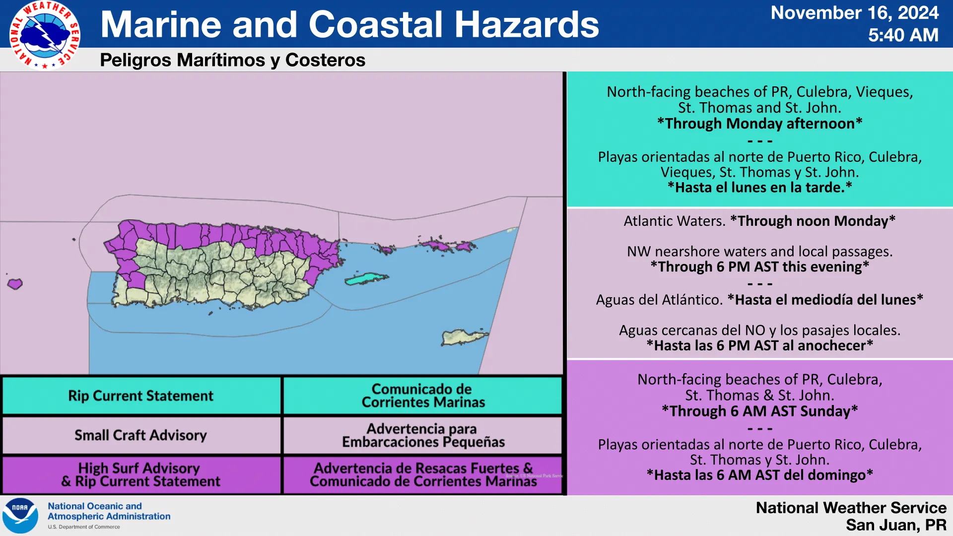 Alertan sobre marejada del norte que mantendrá condiciones peligrosas en las costas hasta el lunes