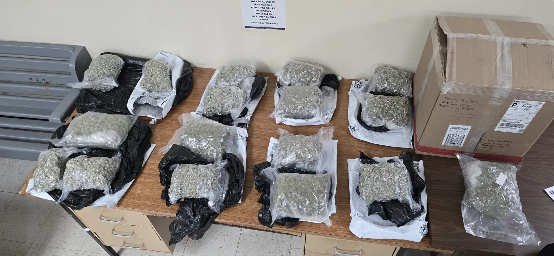 Operativo del Plan 100 x 35 en Hormigueros culmina con la incautación de 17 libras de marihuana y dos arrestos