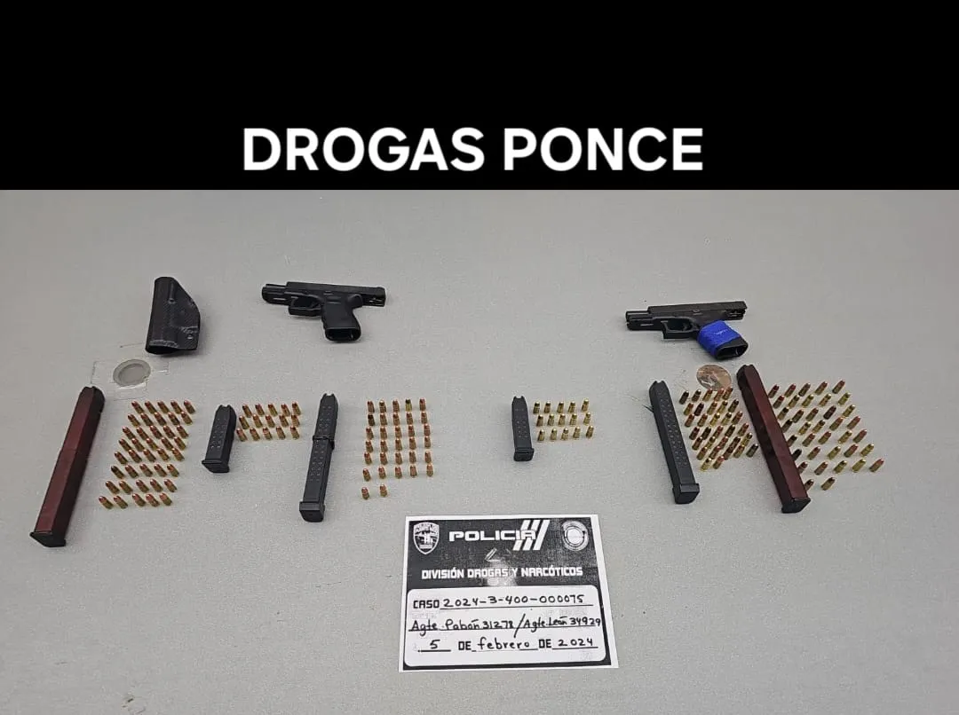 Radican cargos contra sujetos arrestados con armas de fuego mediante intervención como parte del Plan 100 x 35