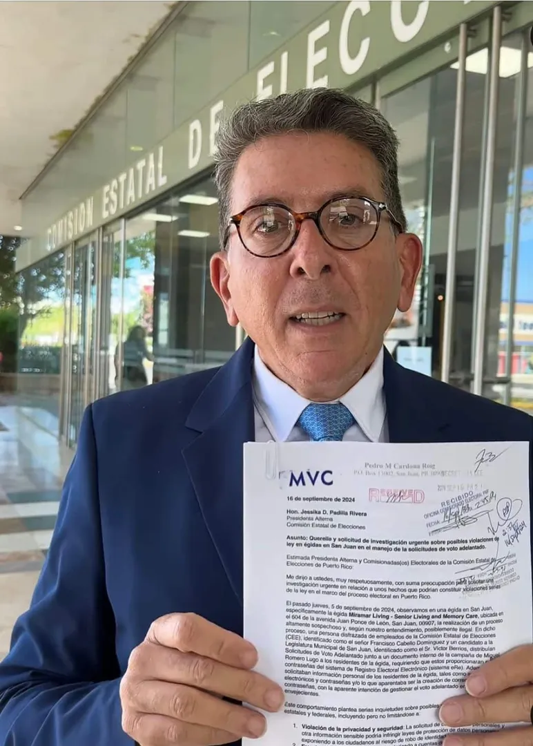 Solicitan investigación sobre presuntas violaciones en el proceso de voto adelantado en egida en San Juan