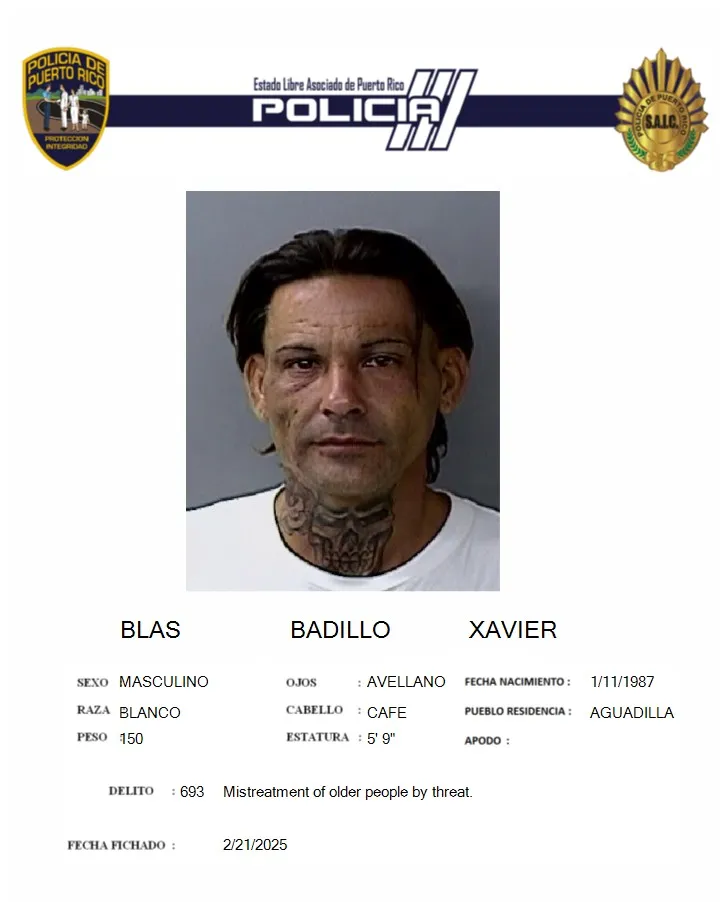 Cae hombre en Aguadilla por entrar a residencia y amenazar de muerte