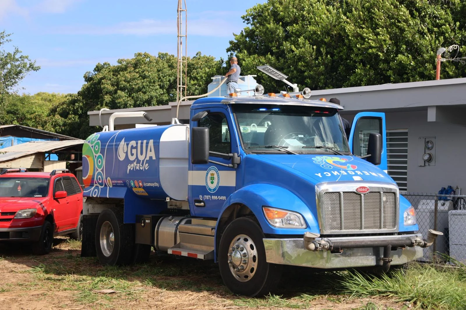 Alcalde de Camuy exige solución inmediata ante colapso de planta de filtros que ha dejado al 40% del pueblo sin agua