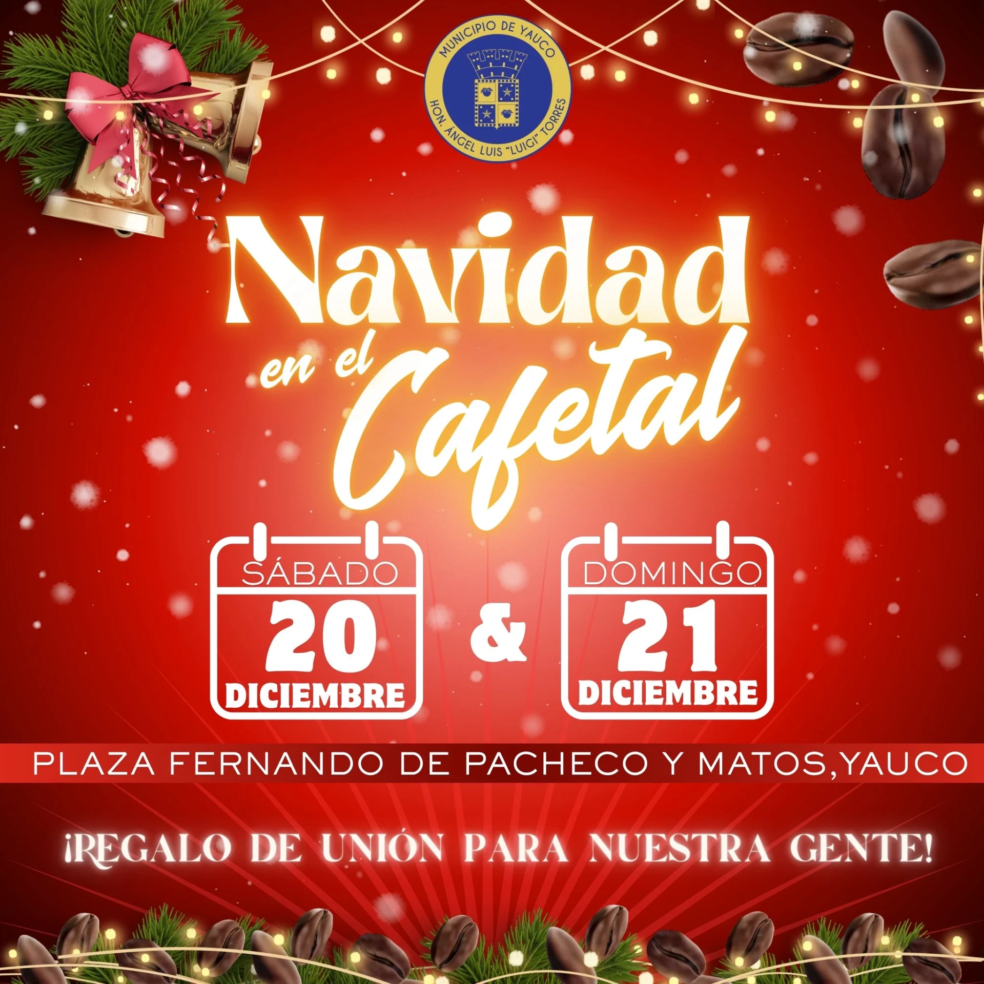 Yauco celebra la “Navidad en el Cafetal” con dos noches de música, tradición y alegría familiar