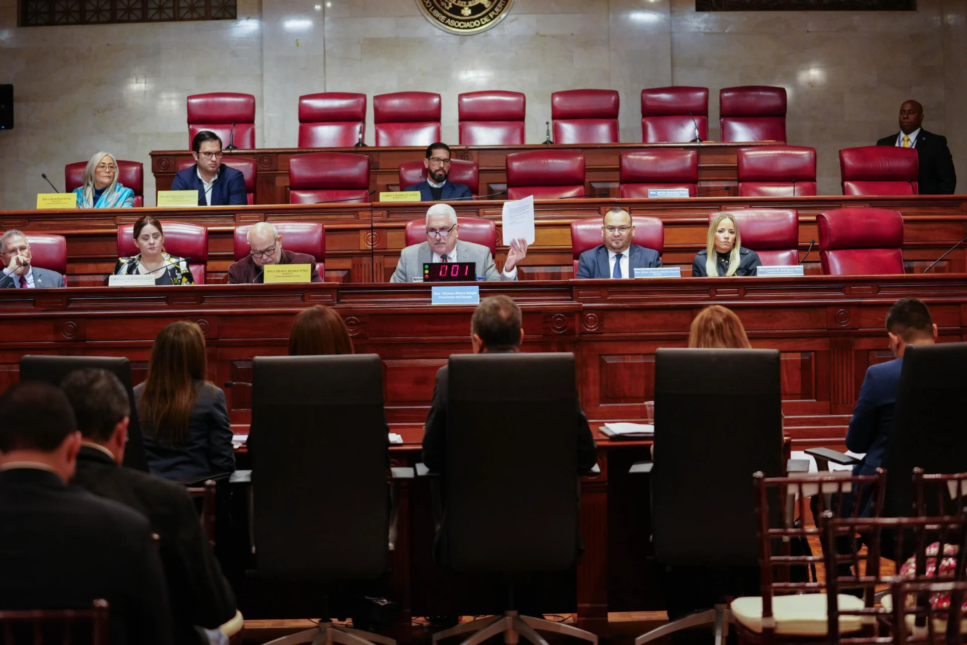 Presidente del Senado desmiente señalamientos del Colegio de Abogados en vista pública de la Comisión Conjunta de la Asamblea Legislativa para la Revisión del Sistema Electoral