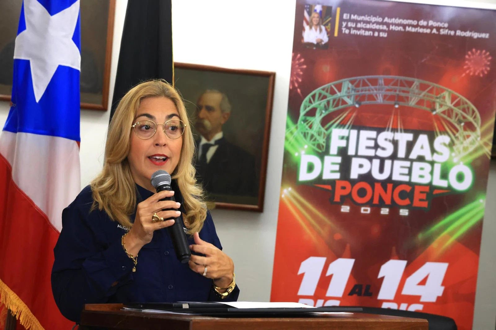 Alcaldesa de Ponce presenta un gran espectáculo para las Fiestas de Pueblo 2025 en La Guancha