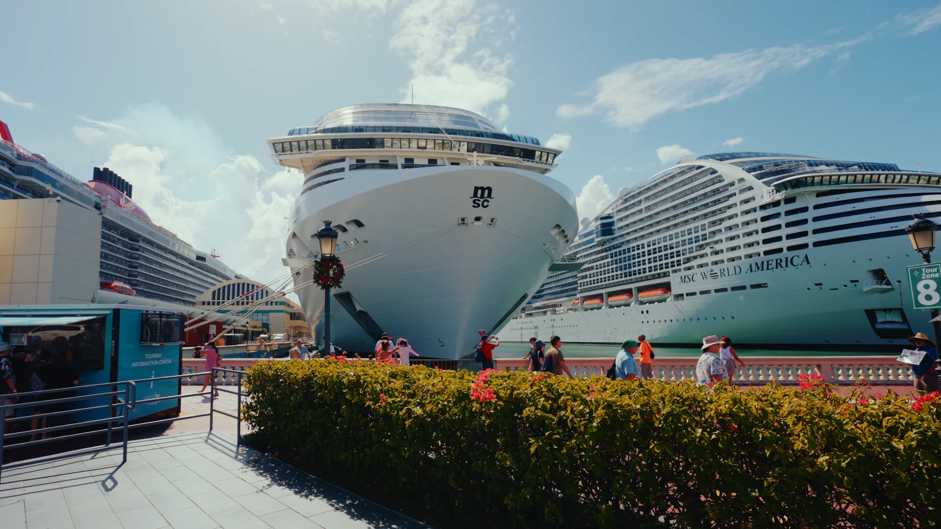 Puerto Rico recibe 19 mil pasajeros y la llegada del nuevo MSC Grandiosa