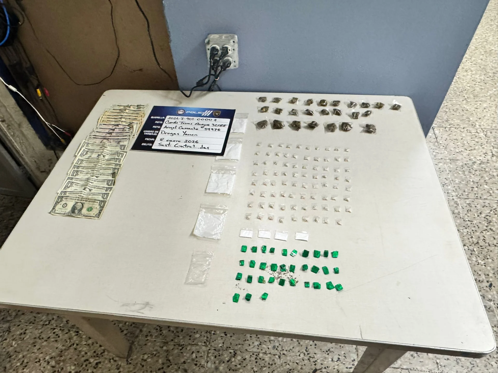 Arrestan a tres hombres en operativo antidrogas en Yauco y Mayagüez; ocupan dinero y sustancias controladas