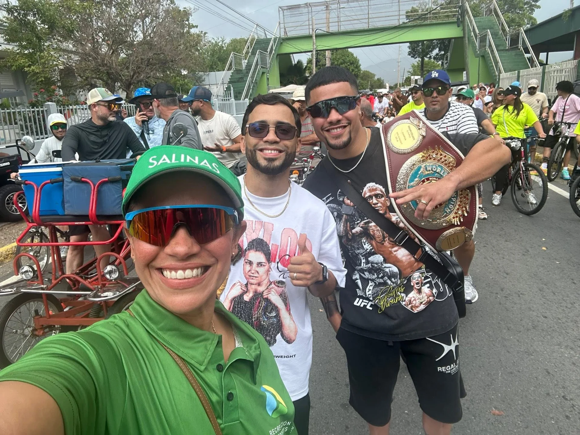 El Pupilo Collazo y Jan Paul Rivera apadrinan la edición 27 de la Bicicletada Familiar de Salinas