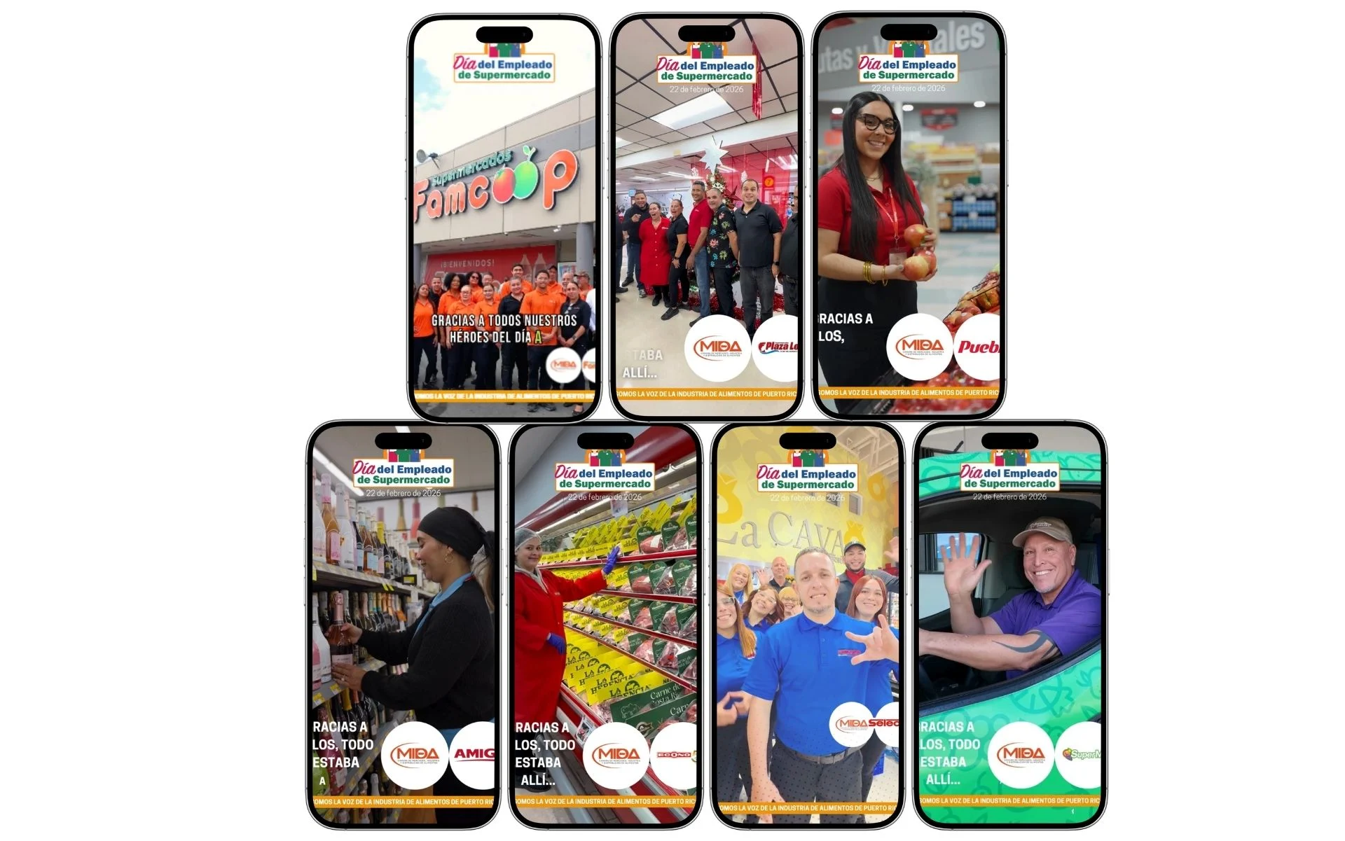 MIDA reconoce a los empleados de supermercados