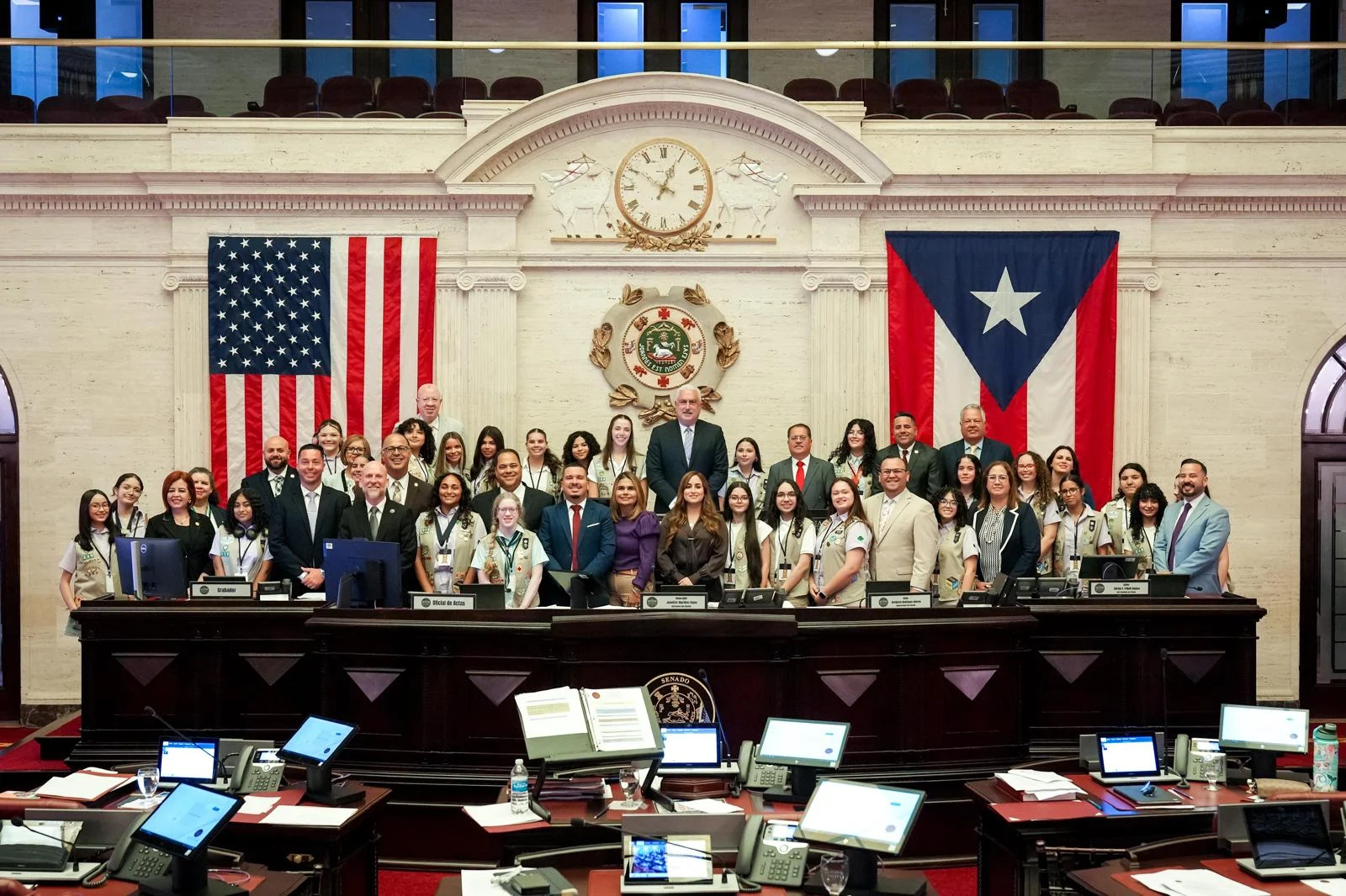 Senado celebra Sesión Especial para reconocer la Semana del Escutismo Femenino en Puerto Rico