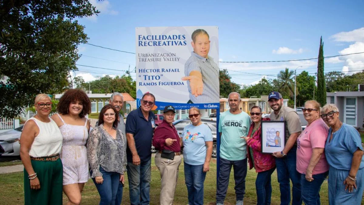 Municipio de Cidra designa parque de Treasure Valley con el nombre de Héctor “Tito” Ramos Figueroa en el Día Mundial del Síndrome de Down