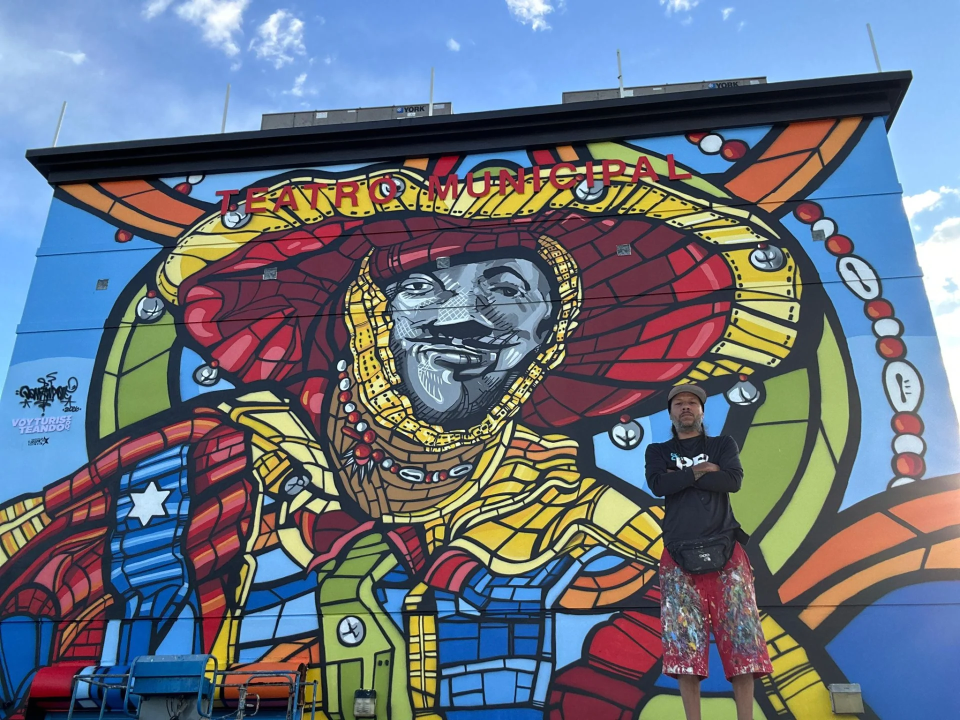 Completada la obra muralista inspirada en las Máscaras de Hatillo