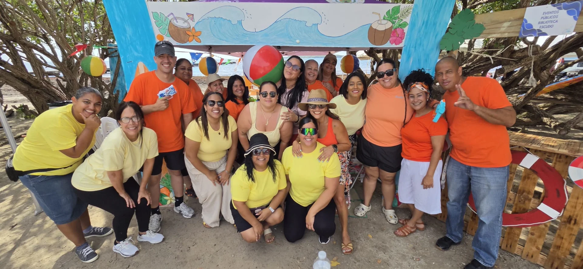 Entre juegos, deportes y reconocimientos celebran a empleados  municipales ceibeños