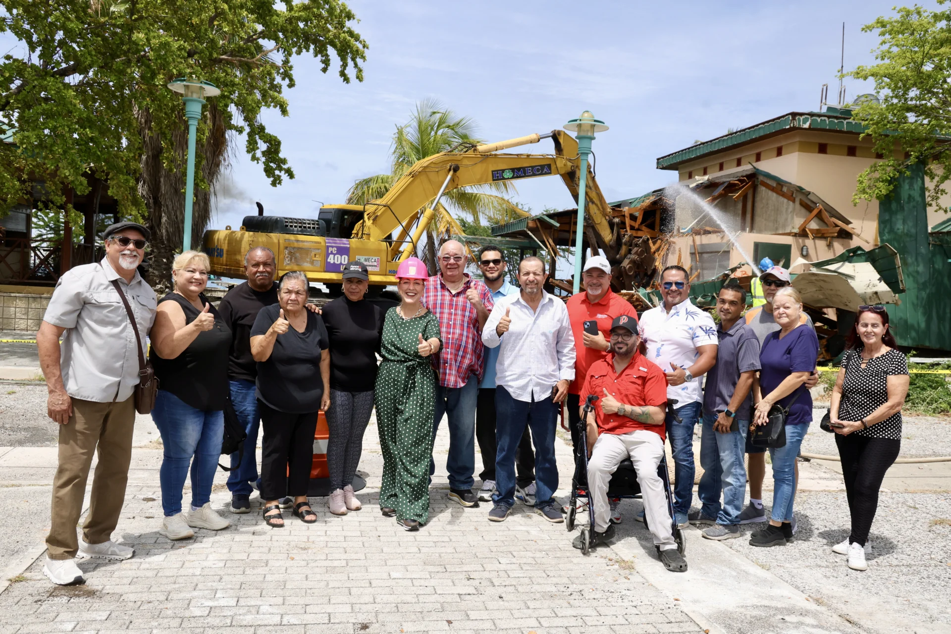 Alcaldesa Marlese Sifre Rodríguez lidera inicio de proyecto emblemático de reconstrucción en La Guancha tras más de 15 años de abandono
