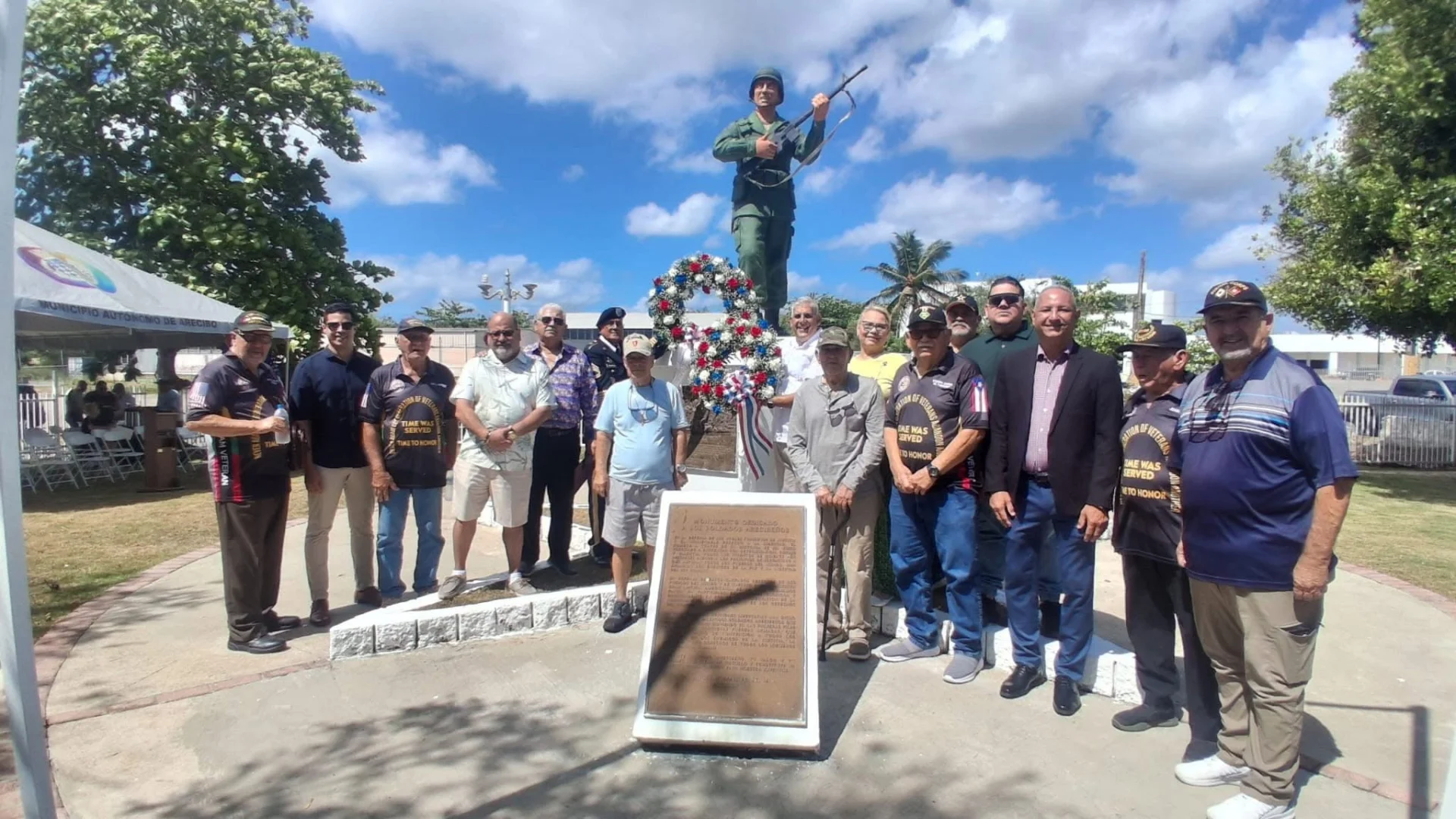 Villa del Capitán Correa honra a sus héroes en el Día de la Recordación