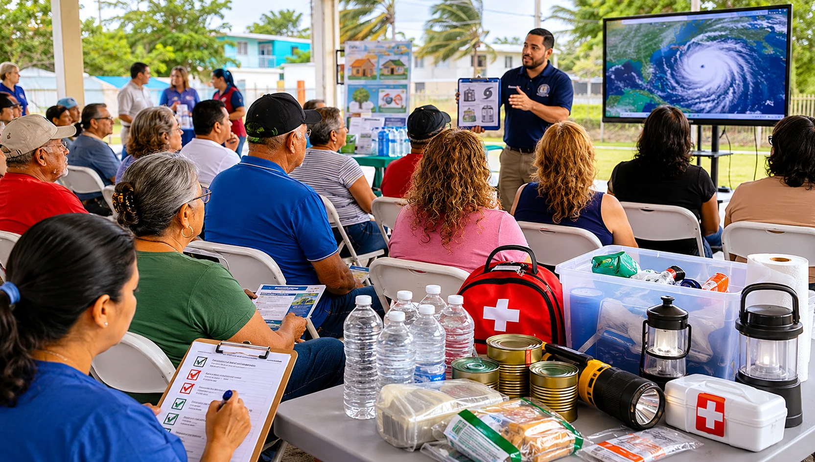 Feria Comunitaria de preparación para la Temporada de Huracanes 2026  Comunidades de San José y Valencia