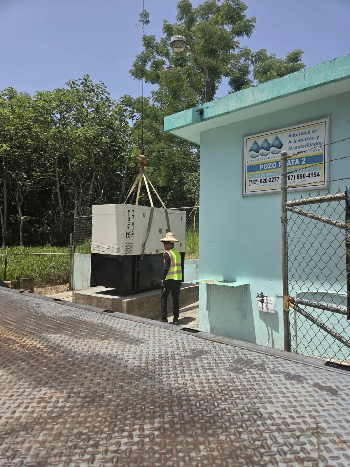 Generador de emergencia garantizará continuidad del servicio de agua para más de 217 familias de Moca