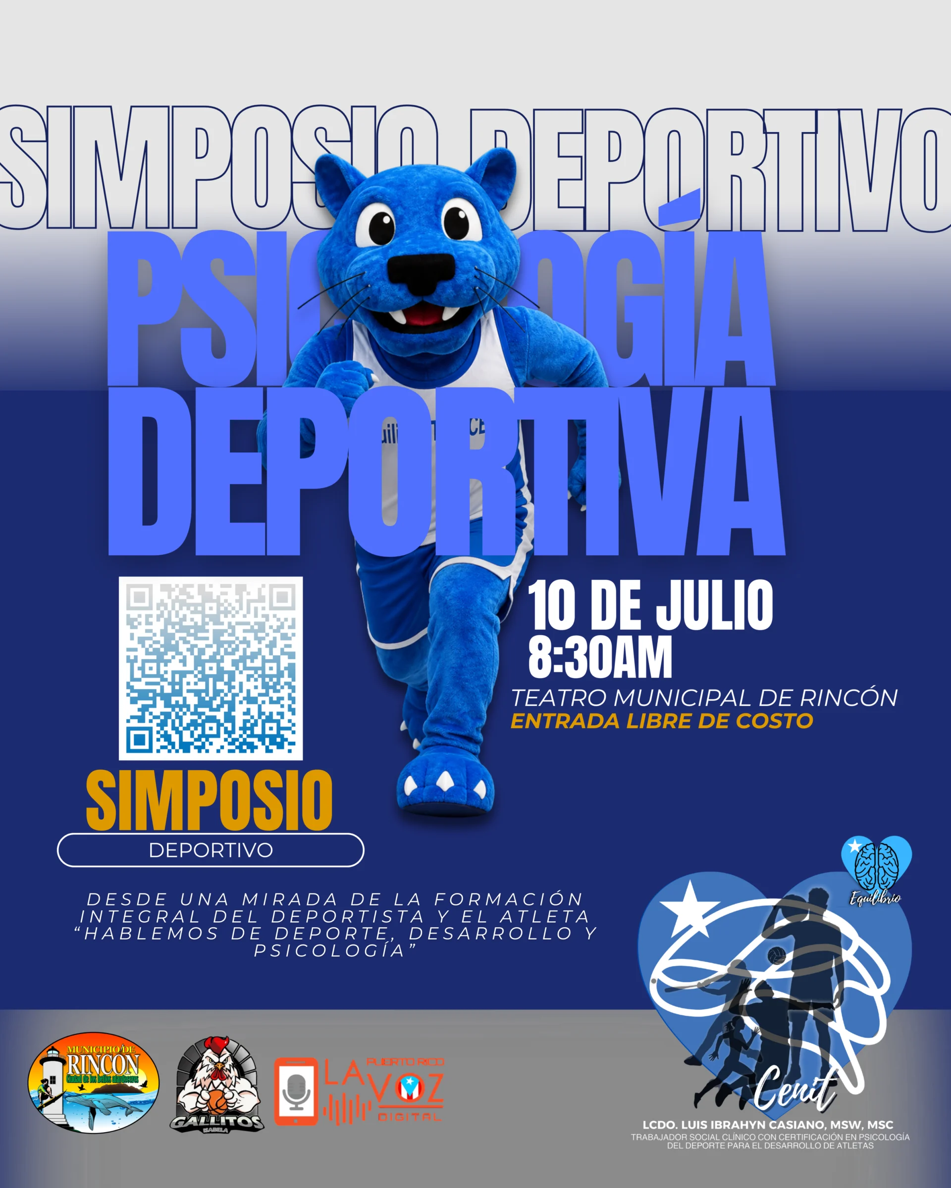 Rincón será sede del Simposio Deportivo sobre desarrollo integral, deporte y psicología