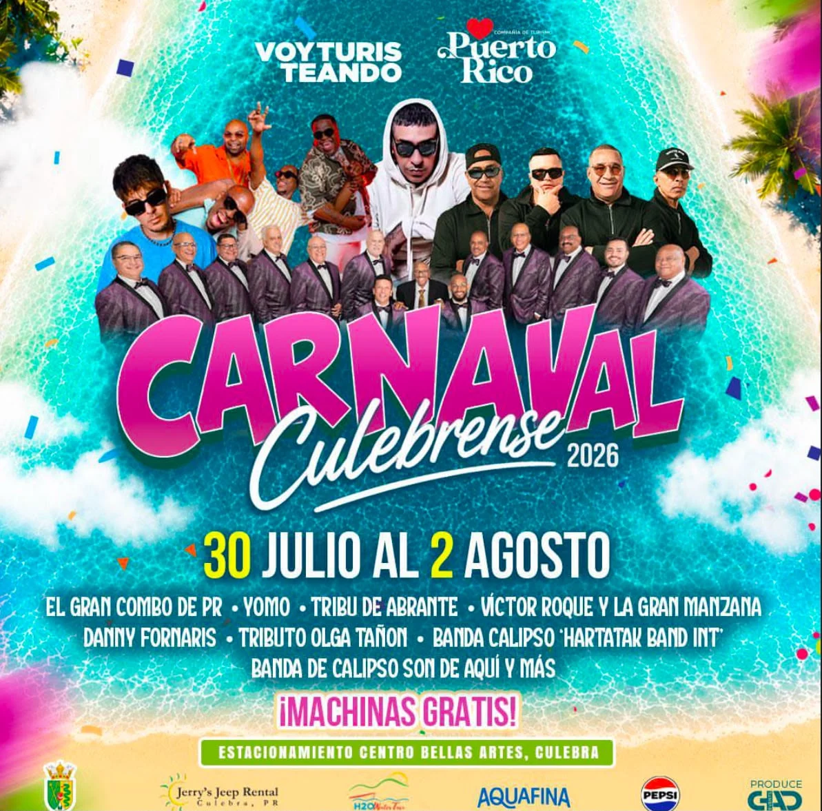 Culebra vuelve a celebrar en grande con el Carnaval Culebrense 2026