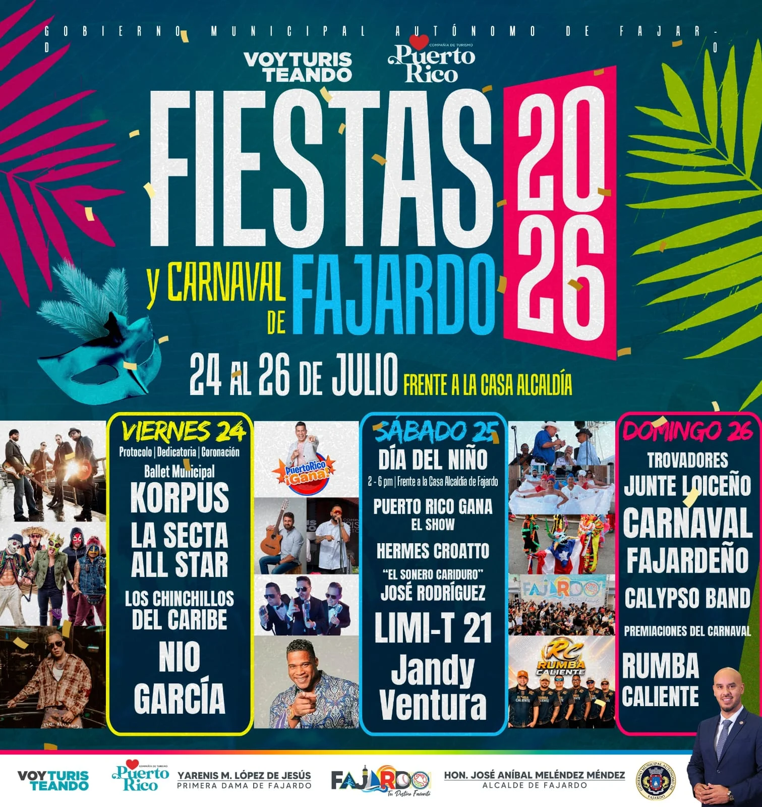 Todo listo para las Fiestas y Carnaval de Fajardo