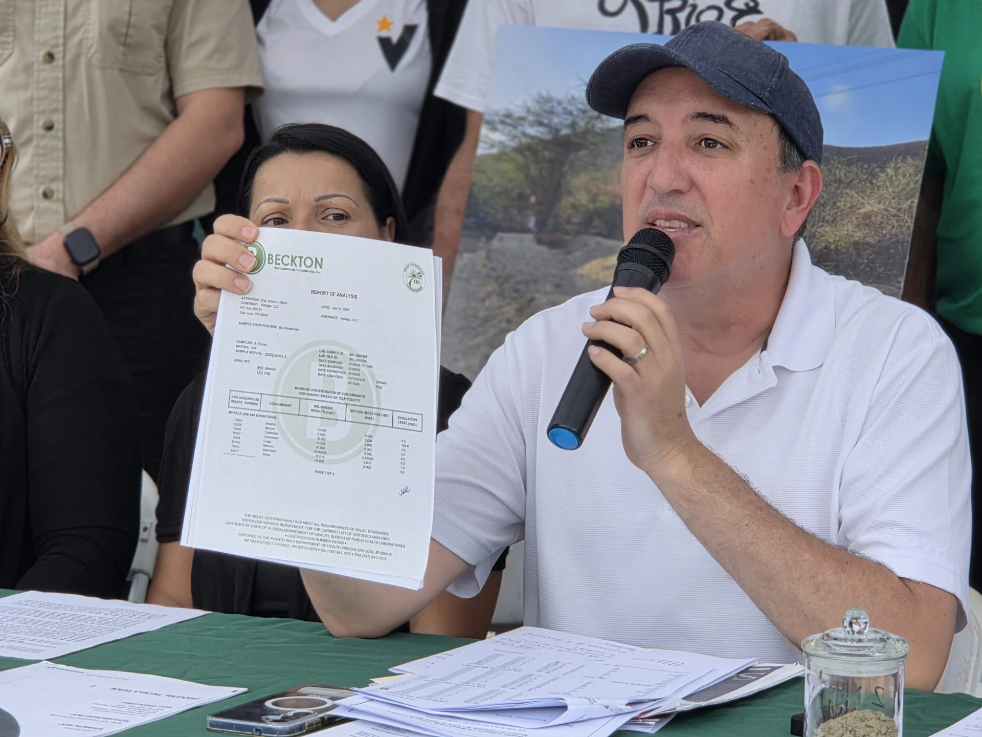 Confirman presencia de cenizas de carbón en material del dragado de Guayama depositado junto a comunidad Cimarrona