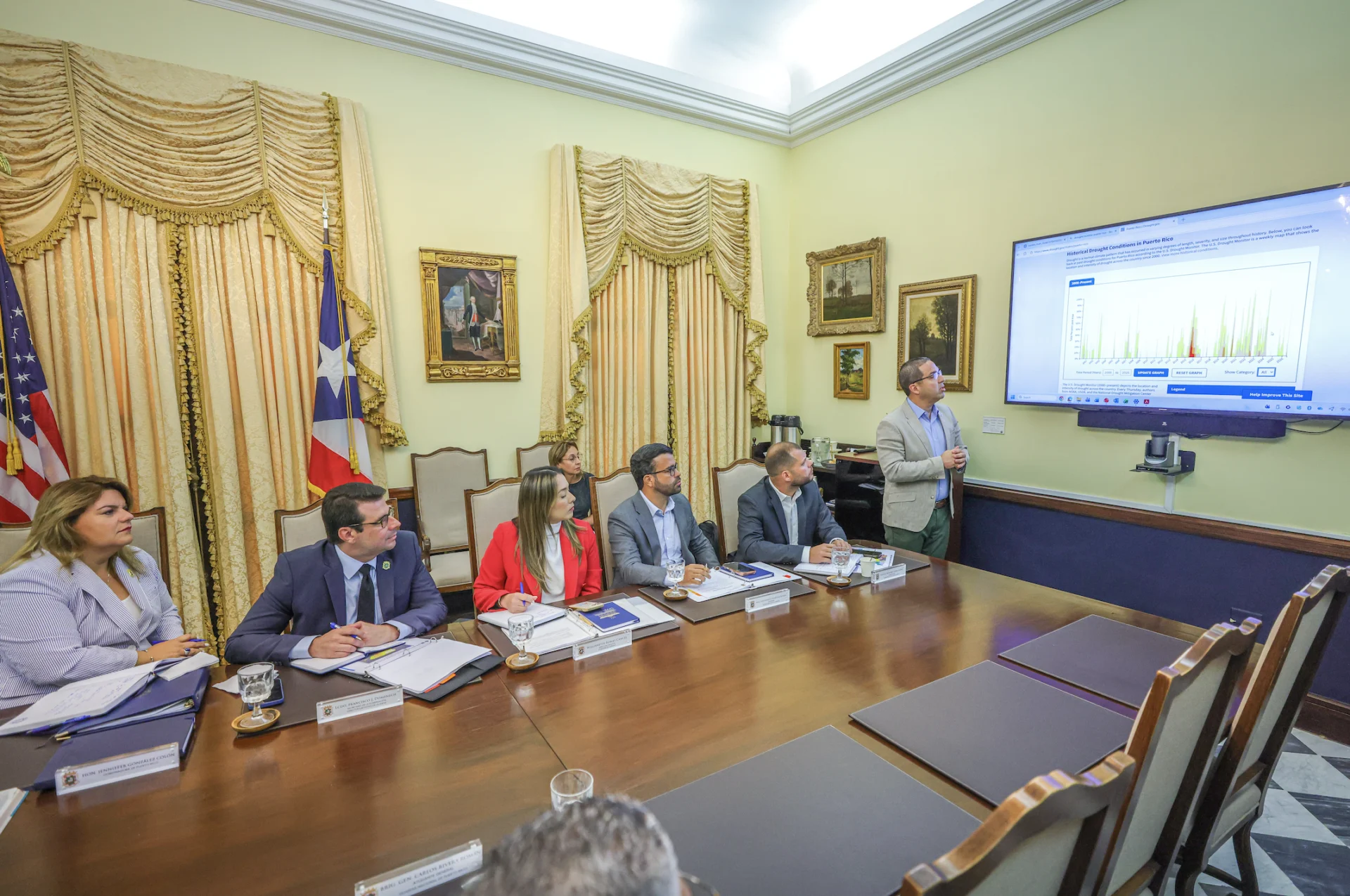 Gobernadora convoca reunión interagencial para atender impacto de sequía y fortalecer respuesta a comunidades