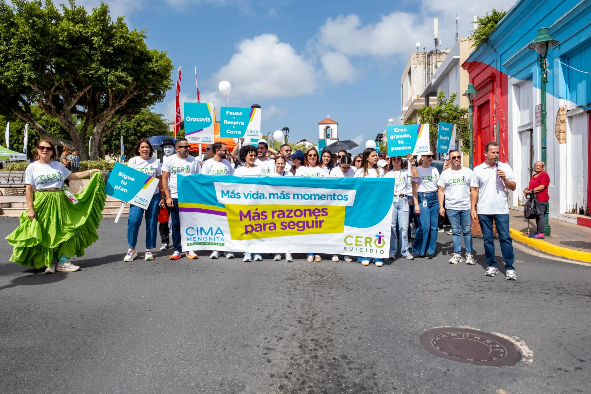 Más de 500 personas marchan en Aibonito por la prevención del suicidio