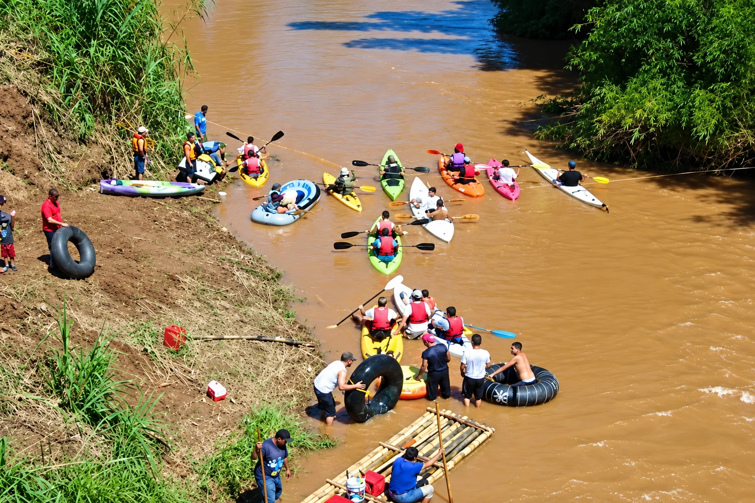 Listo Moca para recibir a cientos de personas en la Balseada del Río Culebrinas