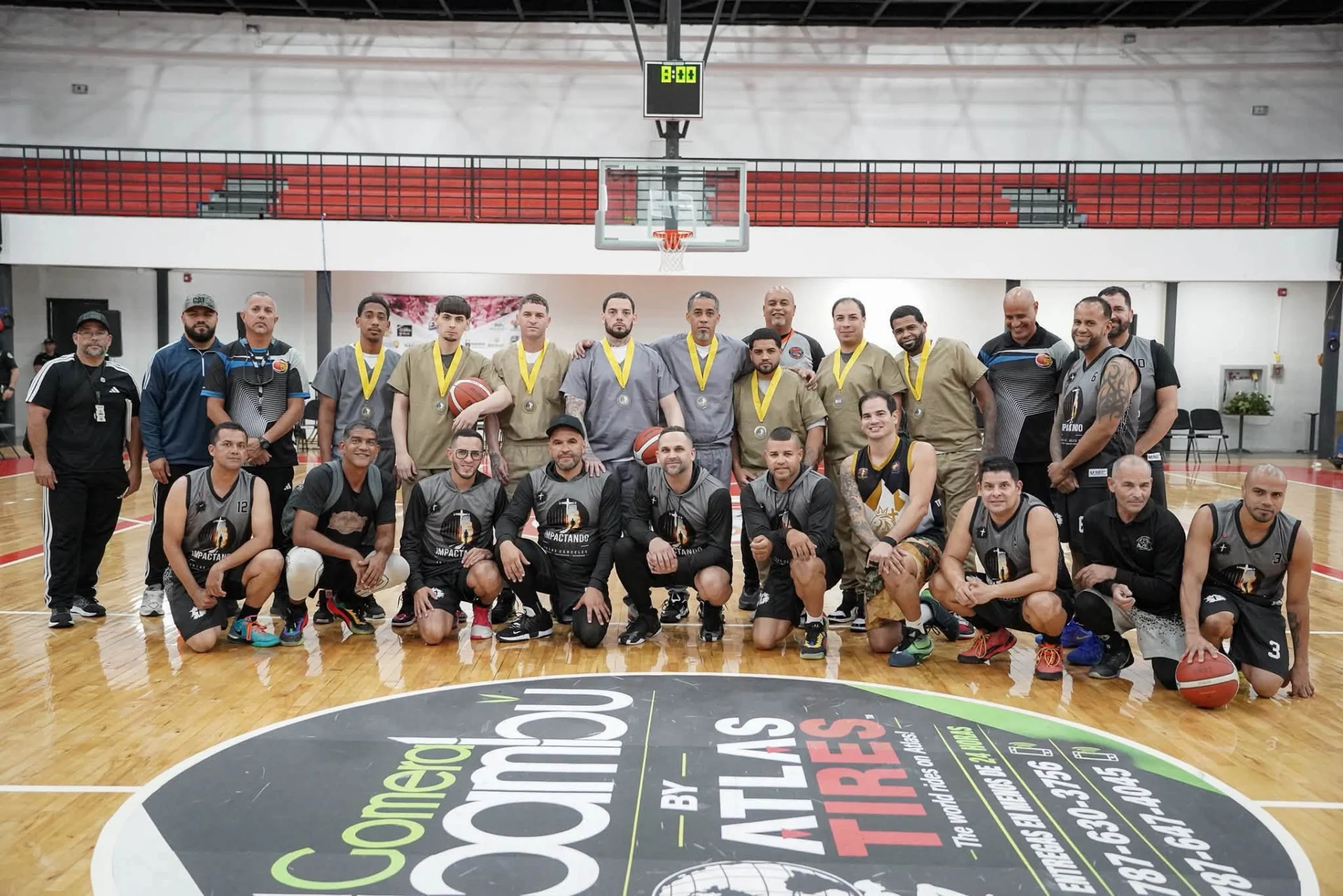 Confinados participan en juego amistoso celebrado en Moca