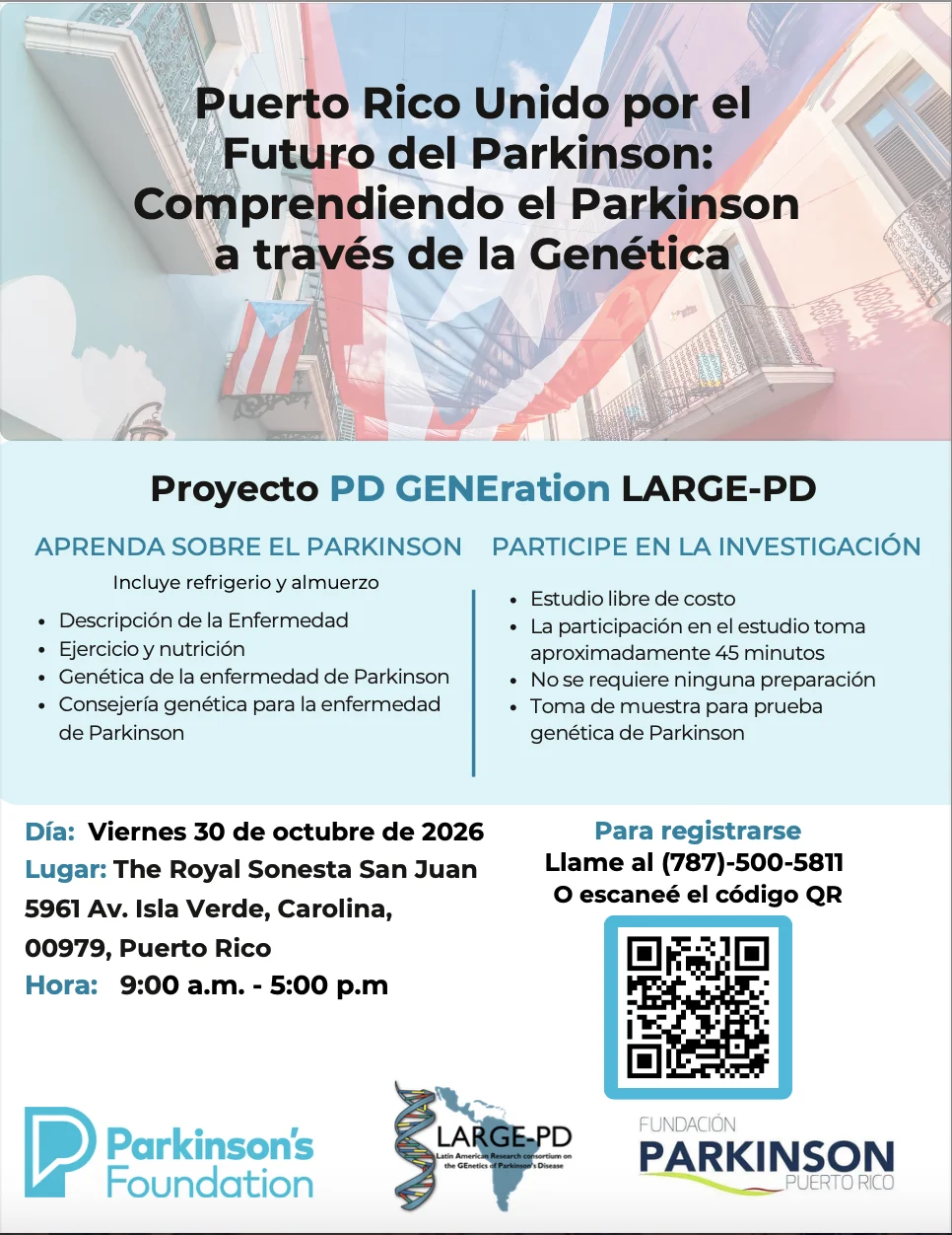 Puerto Rico unido por el futuro del Parkinson a través de la genética